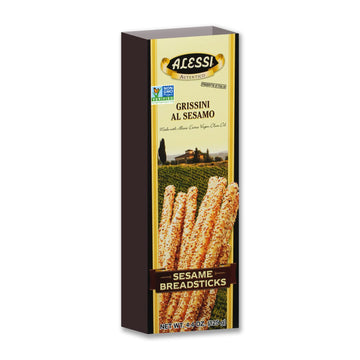 Vigo Alessi Sesame Breadsticks Boxes - 4.4 Oz - 12 Pk