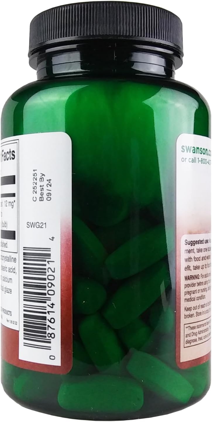 Swanson Allicin From Garlic - 12 Mg 100 Tabs