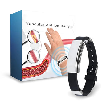 Men'S Black Silicone Stainless Steel Bracelet - Adjustable Designer Wristband With Ion Technology For Style And Health Care