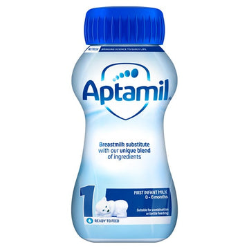 Aptamil 1 First Baby Milk Formula Liquid From Birth 200Ml