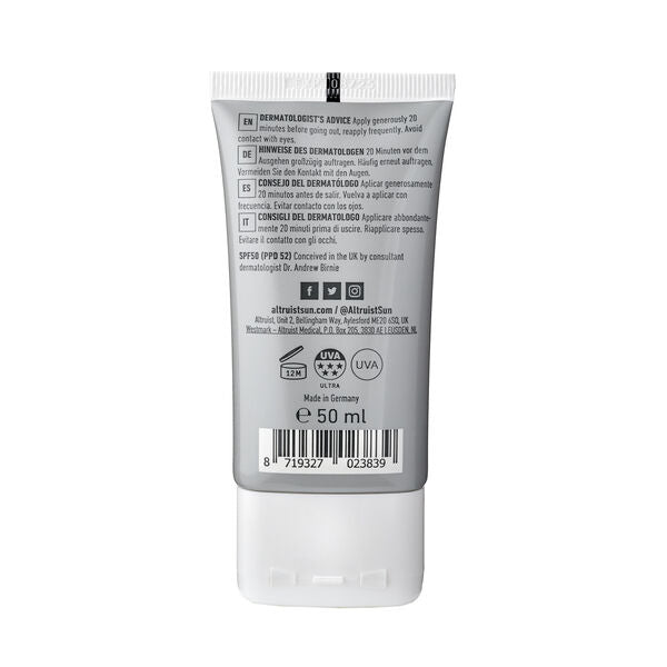 Altruist Face Fluid Spf50 50Ml