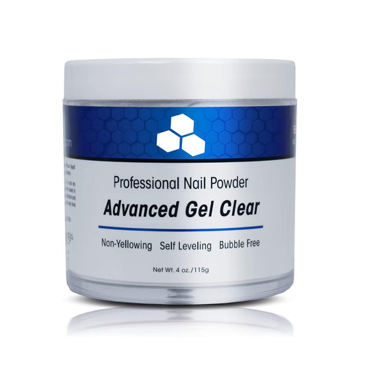 Deenti Nail Powder And Liquid Monomer Set - 4Oz Crystal Clear Acrylic Nail Powder Dip For Nails + 8Oz Nomma Plus Professional Liquid Monomer