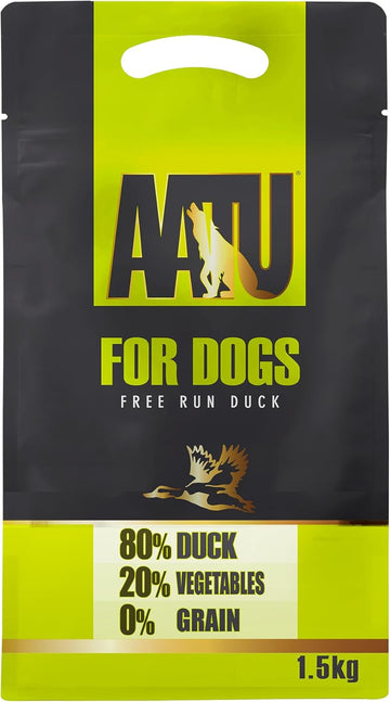 Aatu 80/20 Complete Dry Dog Food, Duck 1.5Kg - Dry Food Alternaitve To Raw Feeding, High Protein. No Nasties, No FillersAd1