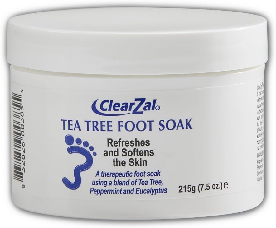 ClearZal Silk Tea Tree Foot Soak 215g : Amazon.co.uk: Beauty