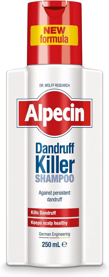 Alpecin Dandruff Killer Shampoo 1X 250Ml | Effectively Removes And Prevents Dandruff | Hair Care For Men Made In Germany