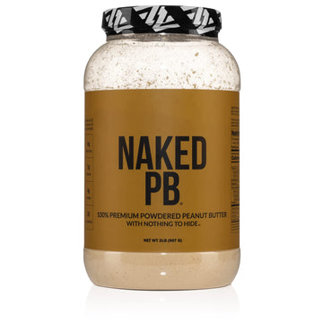 2 Lb Powdered Peanut Butter From Us Farms β Bulk, Only 1 Ingredient - Roasted Peanuts, Vegan, No Additives, Preservative Free, No Salt, No Sugar - 76 Servings - Naked Pb