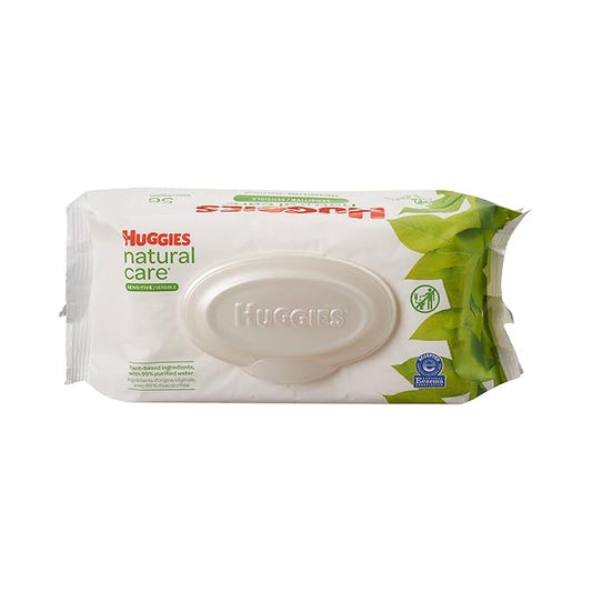 Huggies Natural Care Unscented Baby Wipes Soft Pack - 56ct