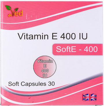 Ved Vitamin-E 400 Iu Softgel Capsule | 30 Days Supply