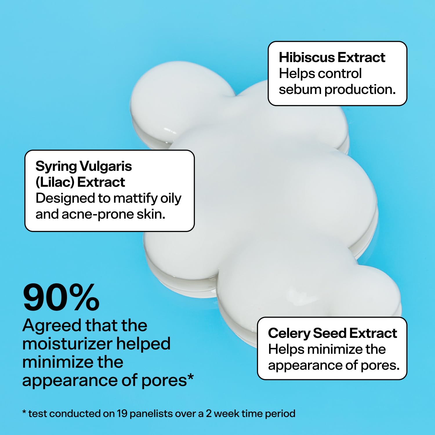 Bubble Skincare Cloud Surf Water Cream Travel Size Face Moisturizer - Hydrating & Mattifying Moisturizer To Help Rebalance Oils & Minimize Pores With Celery Seed Extract (30Ml) : Beauty & Personal Care