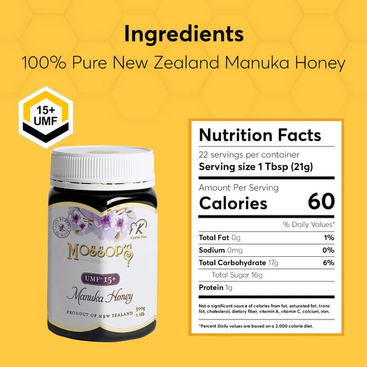 P.R.I Mossop'S Manuka Honey Umf 20+/Mgo 830+, New Zealand Raw Monofloral Manuka Honey (250G/8.8Oz)