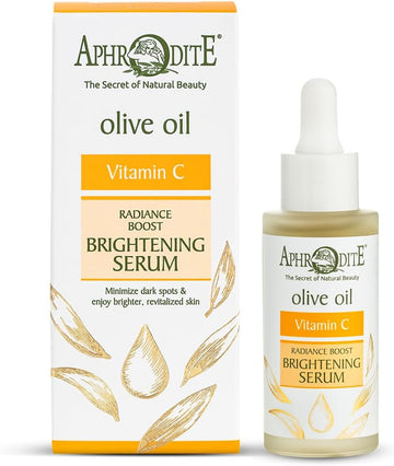 Aphrodite - Vitamin C Radiance Boost - Brightening Serum - Minimize Dark Spots - Lightweight & Fragrance-Free - Suitable for Dull Skin : Amazon.co.uk: Beauty