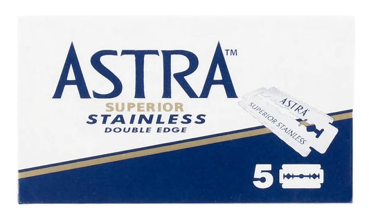 Astra Stainless, Double Edge Razor Blades, 100 Pieces