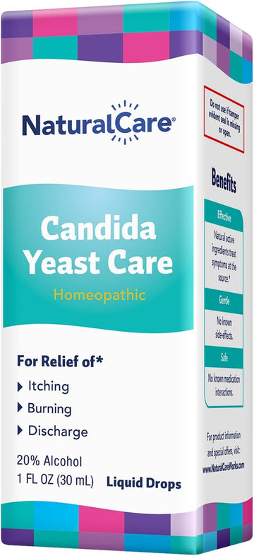 Naturalcare Candida Yeast Care Drops β Homeopathic Relief For Yeast Infection & Candida Symptoms, 2 Fl Oz