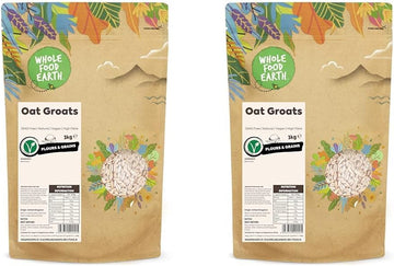 Wholefood Earth Oat Groats 3 Kg | Gmo Free | Natural | High Fibre (Pack Of 2)