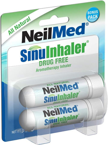 Neilmed Sinuinhaler Natural Non Medicated Aromatherapy Inhaler (Bonus Pack)
