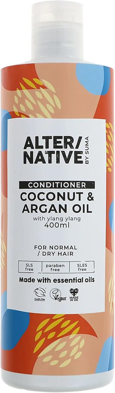 Alter/Native Natural Plant-Powered Cruelty Free Conditioner (Coconut & Argan Oil, 5 Litre)