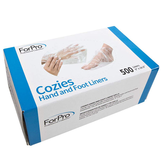 Forpro Professional Collection Cozies Hand And Foot Liners, Paraffin, Heated Mitts, Hand/Foot Treatments, 9” W X 16.5” L, 100-Count