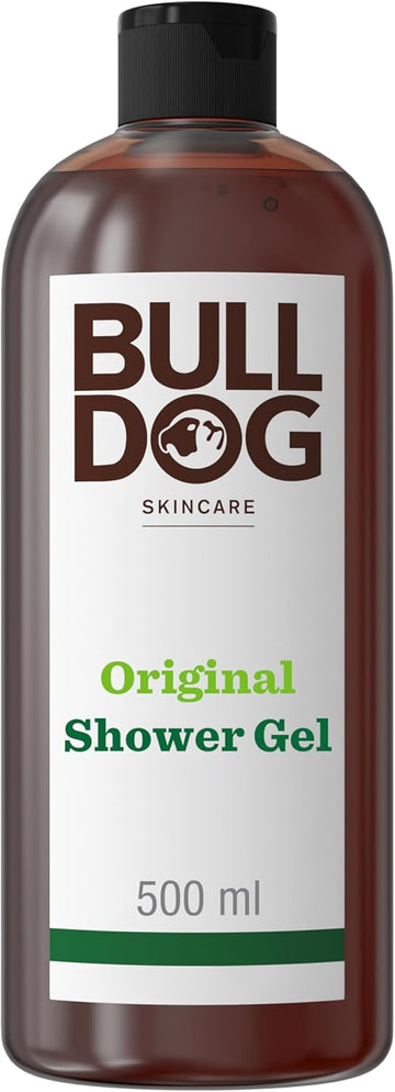 Bulldog Skincare Original Shower Gel For Men, Natural, Refreshing Men'S Shower Gel, 500 Ml