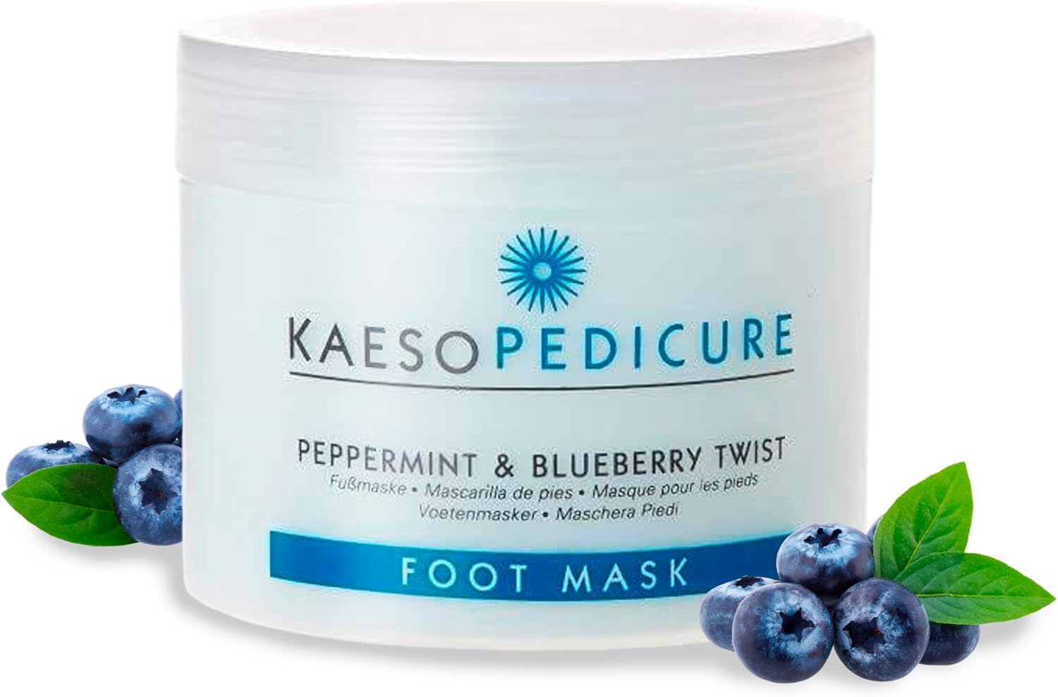 Kaeso Peppermint And Blueberry Twist Foot Mask 250 Ml