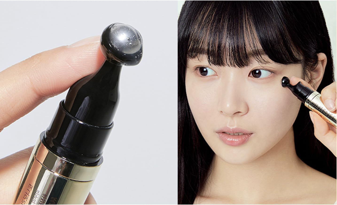 Tonymoly Intense Care 24K Gold Snail Eye Serum Anti-Aging, Brightening, Reduces Puffiness, Dark Circles & Wrinkles With Hyaluronic Acid & Peptides, 360° Eye Roller Massage Applicator, 20Ml