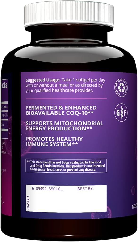 Mrm Coq-10 100Mg (Pel Delivery System) As Ubiquinone, 60-Softgels : Health & Household