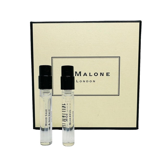 Jo Malone London Scent Pairing Duo Wild Bluebell + Wood Sage & Sea Salt Sample Vial 0.05Oz/ 1.5Ml Ea : Beauty & Personal Care
