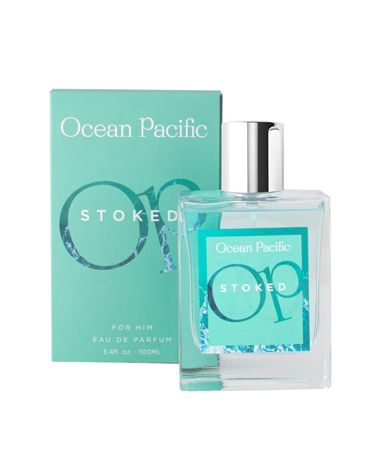 Ocean Pacific Stoked Eau De Parfum For Men 3.4 Ounce : Beauty & Personal Care