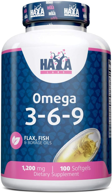 Haya Labs Omega 3-6-9 100 Softgels