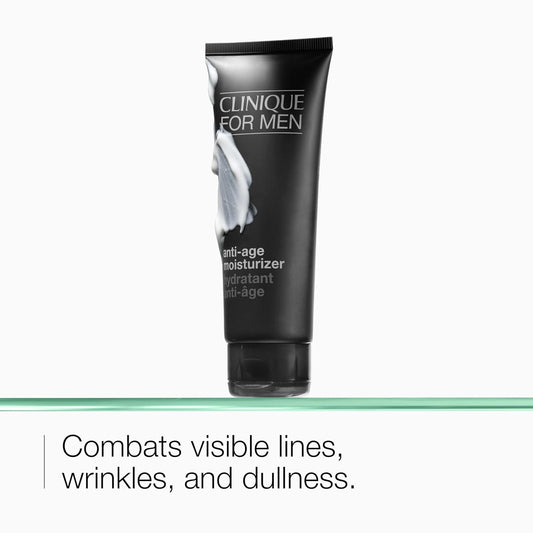 Clinique For Men Daily Face Moisturizer With Hyaluronic Acid, Vitamin E + Glycerin | Anti-Aging, Hydrating + Brightening, 3.4 Fl Oz