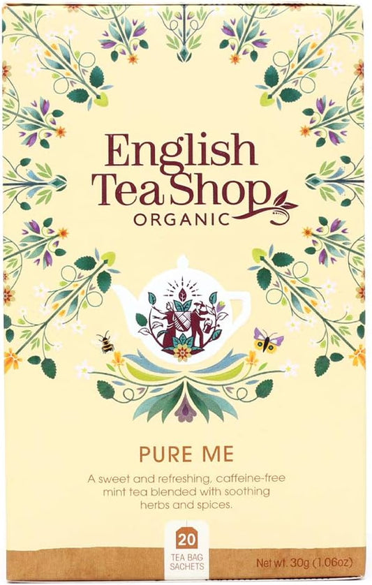 English Tea Shop - Pure Me - Pack Of 20 Tea Bag Sachets, 30 G