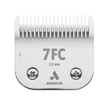 Andis 72600 Ultraedge Detachable Dog Clipper Blade - Constructed Of Carbonized Steel, Specialized Hardening Process For Long Cutting Life - 1/8-Inch-Long Hair Cutting - Size-7Fc, Chrome