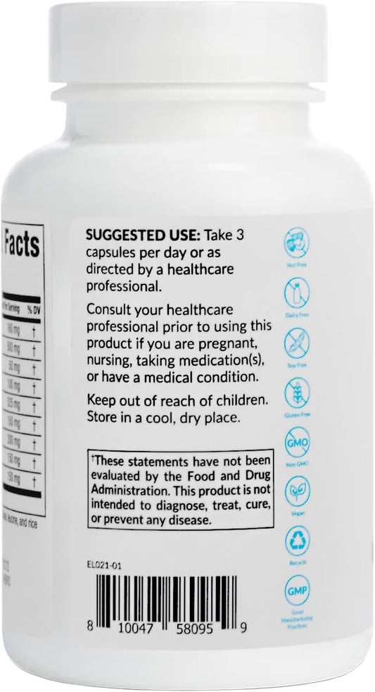 Equilife - Progesterone Support, Hormonal Balance For Women, Helps Promote Menstrual Pain Relief And Overall Balance, Rich In Herbal Extracts, Non-Gmo, Gluten-Free, Dairy- & Soy-Free (90 Capsules)