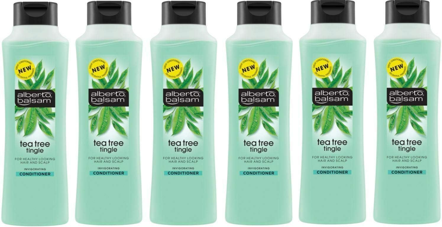 Alberto Balsam Tea Tree Tingle Conditioner, 350Ml (Case Of 6)