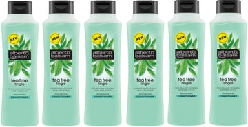 Alberto Balsam Tea Tree Tingle Conditioner, 350Ml (Case Of 6)