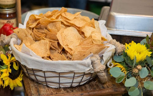 Kirkland Signature Tortilla Chips | Made In Usa | (1.13Kg) (Pack Of 2) Hummus Recipe Included