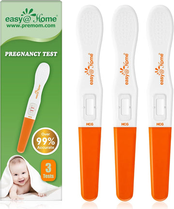 Easy@Home 3 Pregnancy Test Sticks - Hcg Midstream Tests, Powered By Premom Ovulation Predictor Ios And Android App
