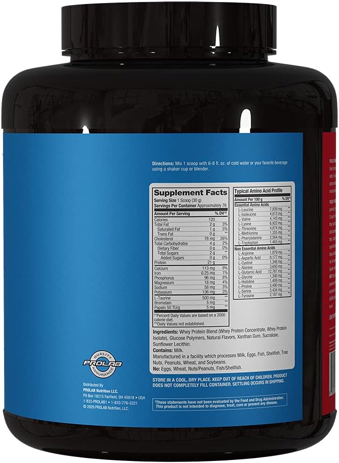 ProLab Advanced Essential Whey-Blend of Premium Whey Concentrate and U