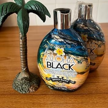 Tan Asz U Aloha Black Advanced 200X Black Bronzer - 13.5 Oz. : Beauty & Personal Care