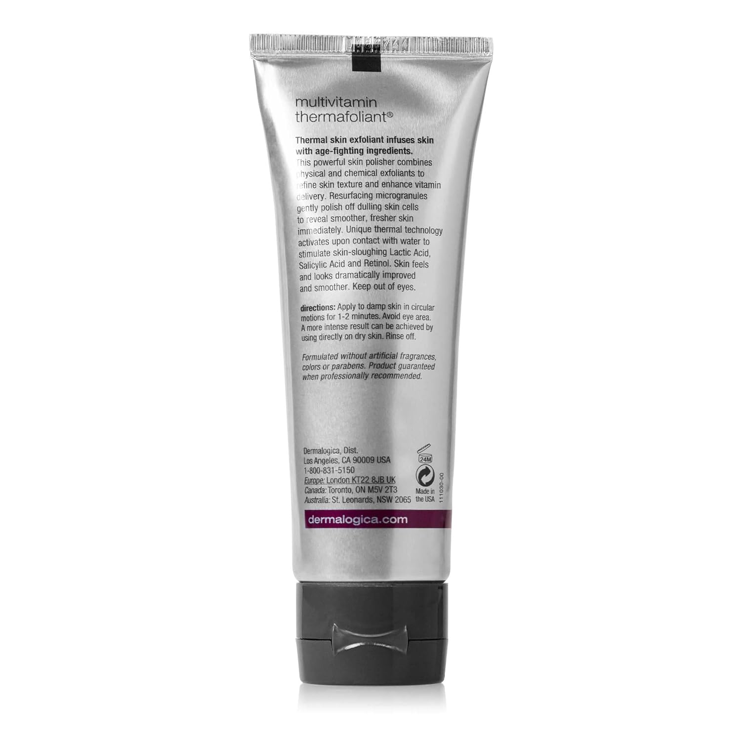 Dermalogica Multivitamin Thermafoliant, Face Exfoliator Scrub With Salicylic Acid And Retinol - Anti-Aging, Immediately Reveal Smoother And Fresher Skin, 2.5 Oz : Beauty & Personal Care