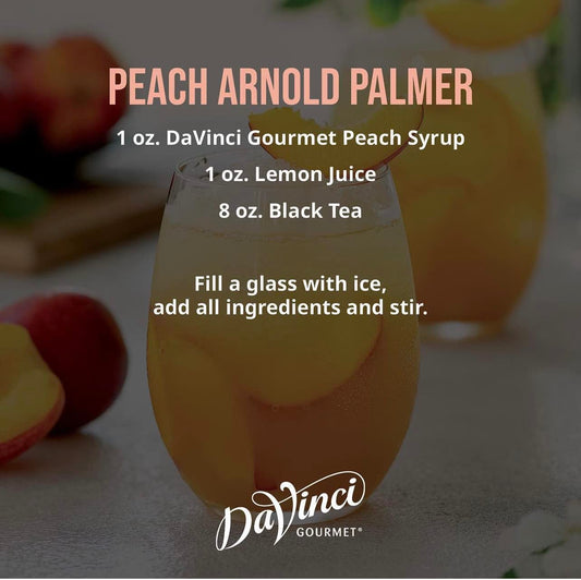 Davinci Gourmet Classic Peach Syrup, 25.4 Fluid Ounce (Pack Of 4)