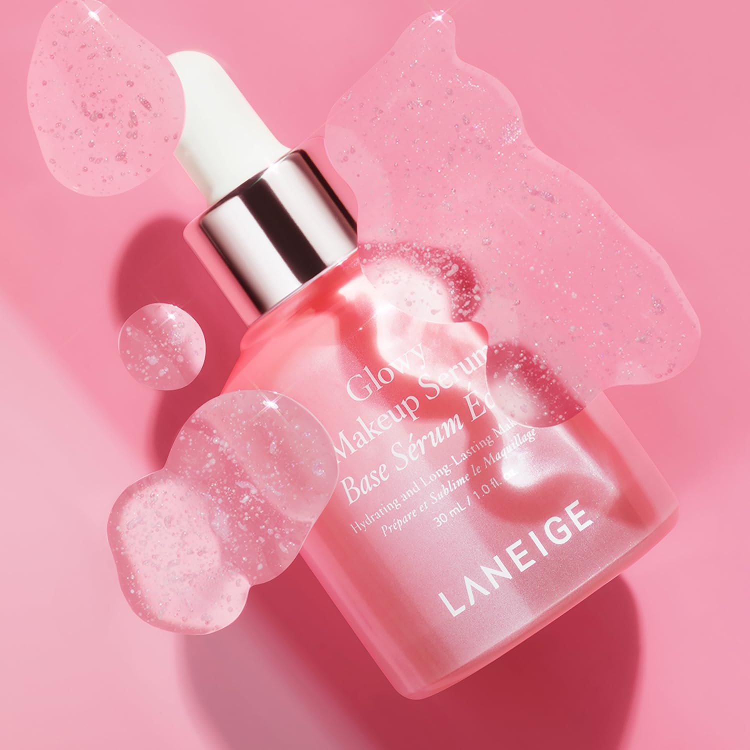 Laneige Glowy Makeup Serum: Makeup Primer, Hydrating Face Serum For Visbly Smooth & Glowy Dewy Skin, Highlighting