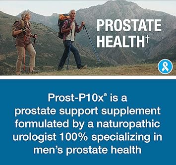Prost-P10X Advanced Prostate Health Supplement For Men, 10 Natural Ingredients, Saw Palmetto, Beta Sitosterol, Reduce Bathroom Trips & Urgency - 2 Month Supply : Health & Household