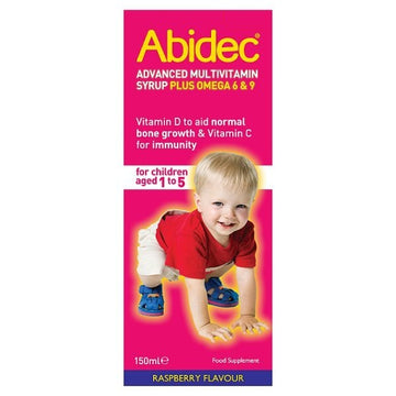 Abidec Advanced Multivitamin Syrup Plus Omega 6 & 9 150Ml