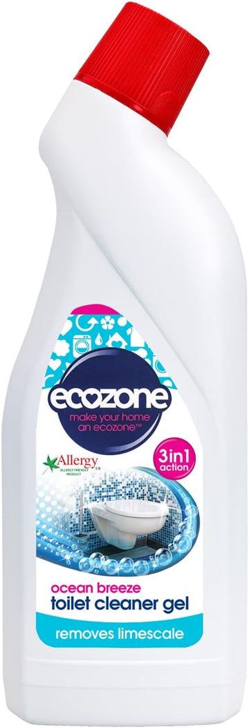 Ecozone 3 In 1 Toilet Cleaner Ocean Breeze 750Ml (Pack Of 3)