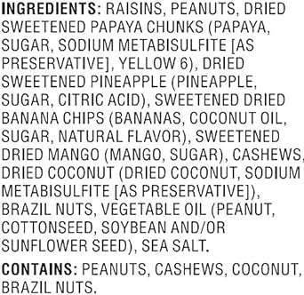 Amazon Brand - Happy Belly Tropical, Trail Mix, 2.75 pound (Pack of 1)