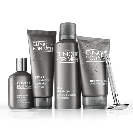 Clinique For Men Cream Shave | Rich Dry Skin Formula | Hydrating | Softens Beard + Soothes, 4.2 Fl Oz