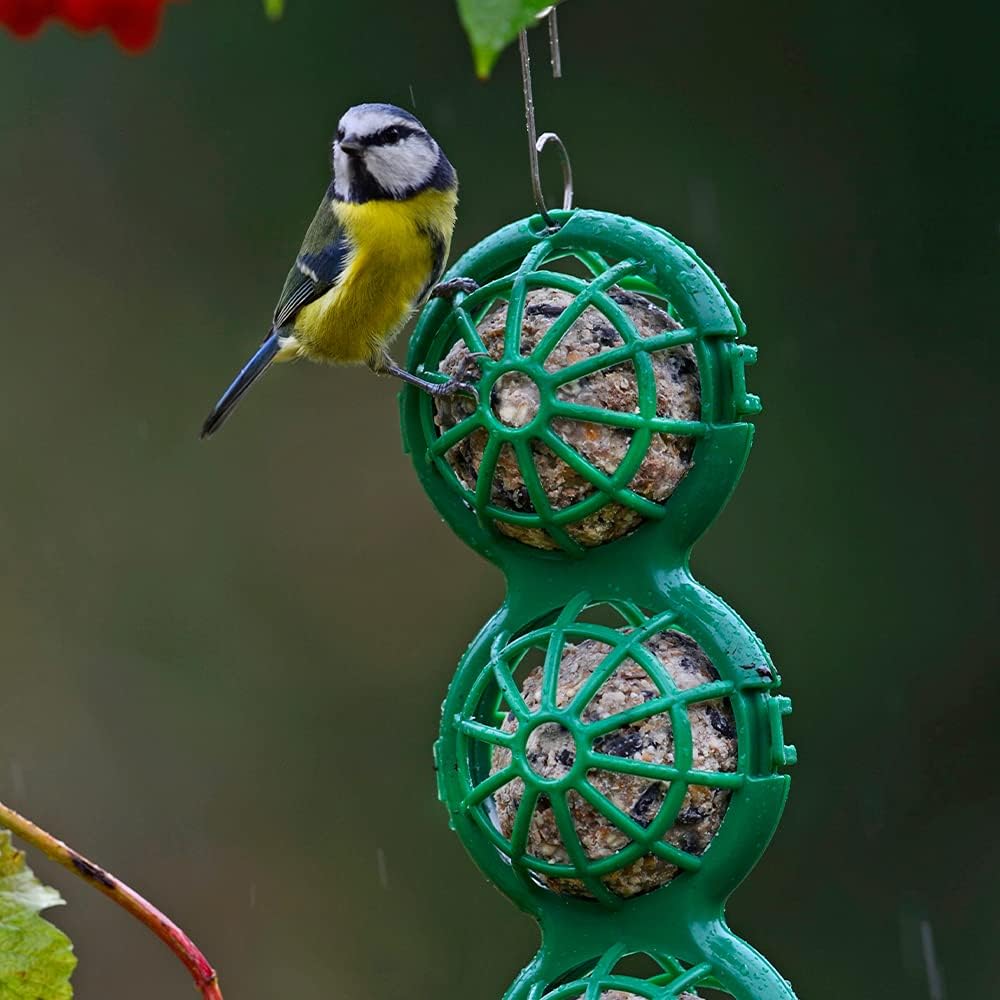 Fat Balls For Wild Birds - Jacobi Jayne® Chunky Dumplings™ Premium Suet Balls - Pack Of 6 x 100g - High Energy Fat Balls Wild Bird Food Feed To Attract Small Wild Birds Year Round :Garden