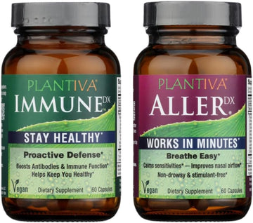 Allerdx Capsules (60 Count) Immunedx (60 Capsules) Breathe Well Bundle 2Ct