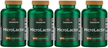 Swanson Microlactin Double Strength 1000 Milligrams 120 Tabs 4 Pack