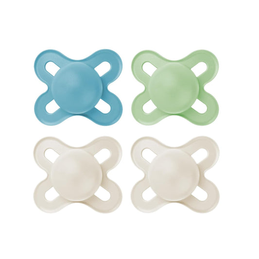Mam Original Start Matte Baby Pacifiers, Binky For 0-3 Months, Bpa-Free Silicone Nipple, Easy To Clean, Best For Newborn Babies, Developed With Medical Experts, 2 Count Binkies With Sterilizer Case